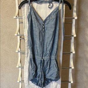 Hollister Light Blue Romper